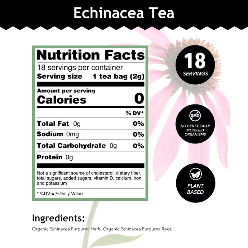 Buddha Teas Organic Echinacea Tea - Image 2